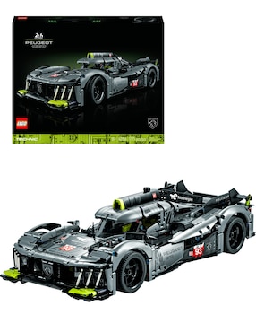 Set de construcción Lego Peugeot 9X8 24H Le Mans Hybrid Hypercar de Technic con 1775 piezas