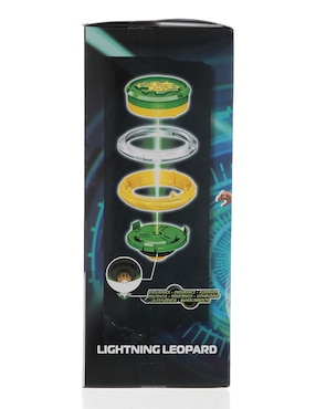 Figura de acción articulada Infinity Nado Lightning Leopard collectors Alpha con movimiento