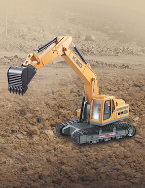 Excavadora a control remoto Toy Town 360° excavator