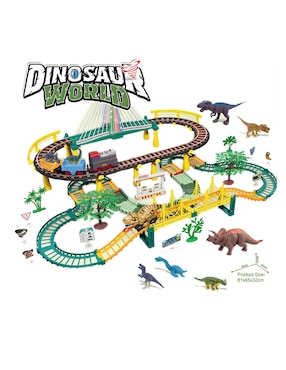 Pista Armable Toy Town Dinosaur Paradise World