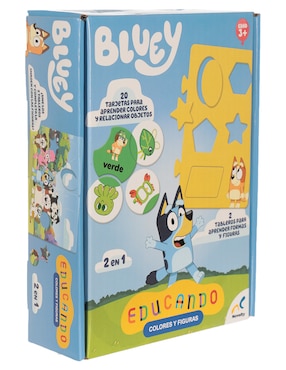 Educando Colores y Figuras Bluey Novelty