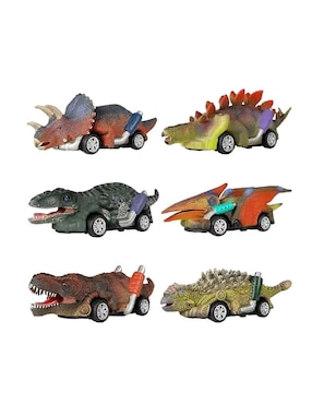 Set De Coches Dinosaurios