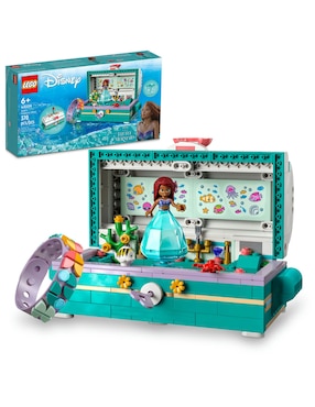 Set construcción Lego Disney Princess™ Cofre de Tesoros de Ariel con 370 piezas