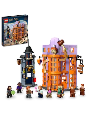 Set construcción Lego Harry Potter™ Callejón Diagon: Sortilegios Weasley con 834 piezas