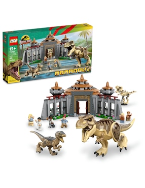 Set construcción Lego Jurassic World™ Centro de Visitantes: T. Rex y Ataque del Raptor con 693 piezas