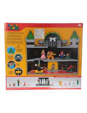 Set figuras acción articulada Super Mario Bowser deluxe Jakks Pacific con sonido