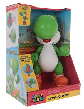 Figura de acción Super Mario Yoshi collectors Jakks Pacific con sonido