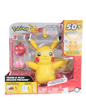 Figura de acción articulada Pokémon Pikachu deluxe Jazwares con sonido