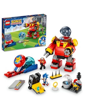 Set construcción Lego® Sonic The Hedgehog™ Sonic vs. Dr. Eggman's Death Egg Robot con 615 piezas