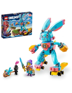 Set de construcción Lego Dreamzzz Izzie y el conejo bunchu con 259 piezas