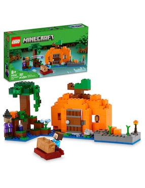 Set de construcción Lego La Granja Calabaza de Minecraft con 257 piezas