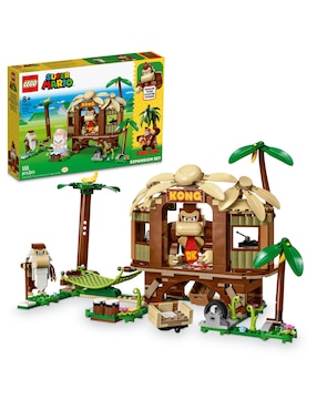 Set de construcción Lego Set de expansión: Casa de Árbol de Donkey Kong de Super Mario Bros con 555 piezas