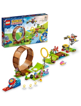 Set construcción Lego® Sonic The Hedgehog™ Sonic: Desafío del Looping de Green Hill Zone con 802 piezas