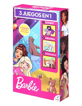 Set de juegos 3 en 1 Barbie Novelty