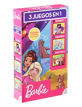 Set de juegos 3 en 1 Barbie Novelty