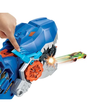 Pista armable Hot Wheels Súper Remolque de T-Rex