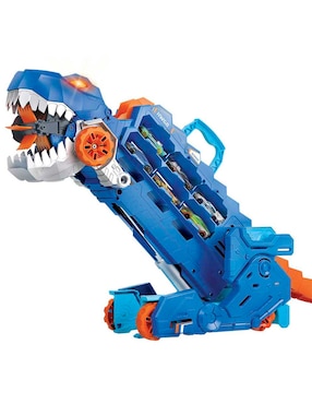 Pista armable Hot Wheels Súper Remolque de T-Rex