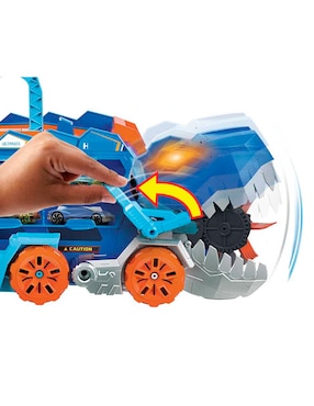 Pista armable Hot Wheels Súper Remolque de T-Rex
