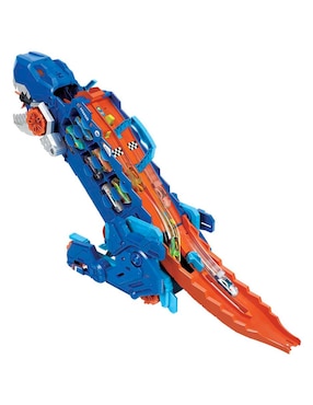 Pista armable Hot Wheels Súper Remolque de T-Rex