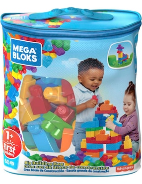 Set Construcción Mega Bloks Clásica Bolsa De 60 Piezas