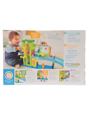 Garage De Vehículos Fisher Price Little People juego didáctico infantil unisex
