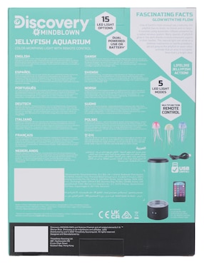 Lámpara de lava Discovery Jellyfish Aquarium