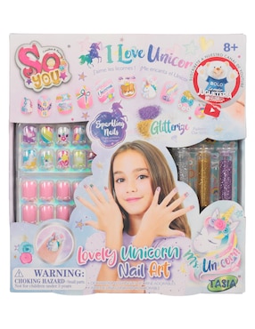 Set de uñas Tasia Love Unicorn Nail Art