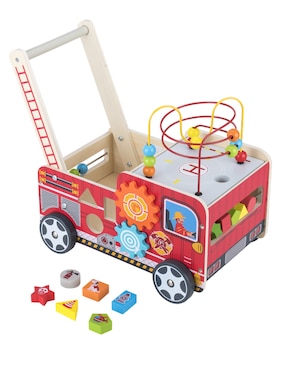 Caminadora Camión De Bomberos Teach Play Didáctico Unisex