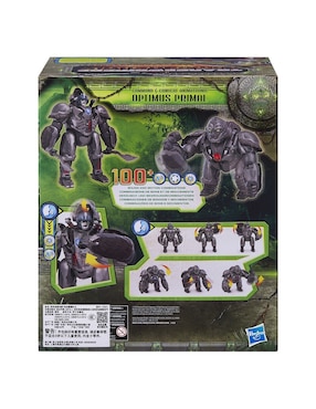 Figura de acción Transformers Rise Of The Beasts Hasbro con movimiento y sonido articulada