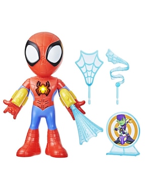 Figura De Acción Spidey And His Amazing Friends Hasbro Con Luz Y Sonido Articulada