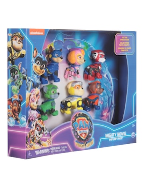 Set figuras acción articulada Paw Patrol