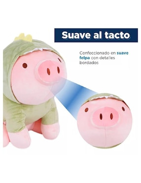 Peluche de Cerdo Genérica de 27 cm