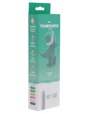 Arcillas para modelar dino tyrannosaurus hey clay