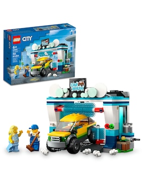 Set construcción Lego City Community Autolavado con 243 piezas