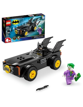 Set construcción Lego Super Heroes Dc Persecución en el Batmobile: Batman vs. The Joker con 54 piezas