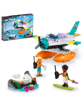 Set construcción Lego Friends Avión de Rescate Marítimo con 203 piezas