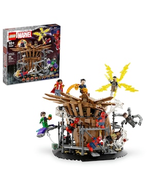 Set construcción Lego Super Heroes Marvel Batalla Final de Spider-Man con 900 piezas
