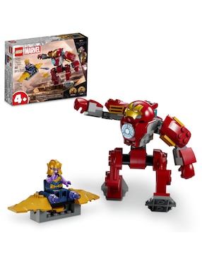 Bloques Lego Super Heroes Marvel Anti-Hulk De Iron Man Vs. Thanos Con 66 Piezas