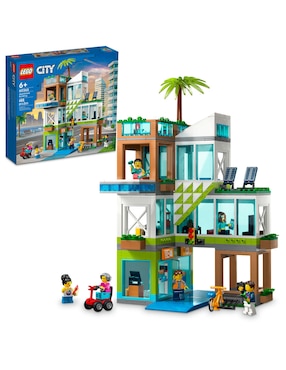 Bloques Lego City Community Edificio De Departamentos Con 688 Piezas