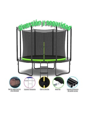 Trampolín Level Kids recto