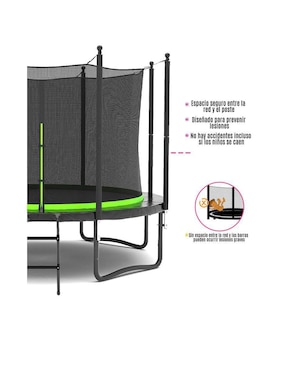 Trampolín Level Kids recto