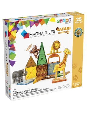 Magnatiles Magna-Tiles Safari, Set 25 Piezas 20925