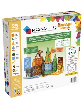 Magnatiles Magna-Tiles Safari 20925 Clear Colors