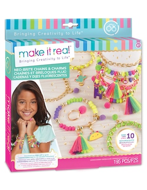 Cadenas y dijes fluorecentes Make It Real