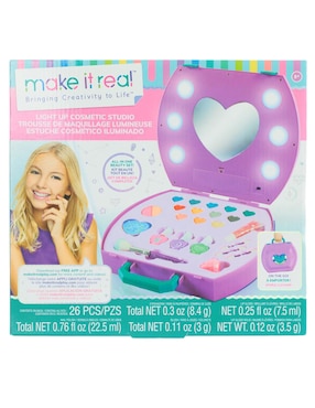 Estuche cosmético iluminado Make It Real