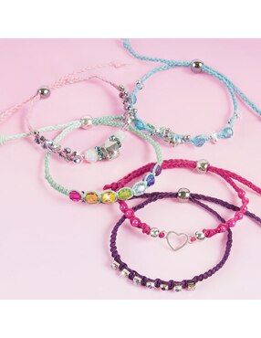 Pulseras de arcoiris brillante Make It Real