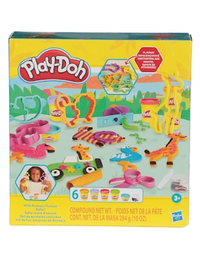 Manualidades play-doh set de animales coloridos play doh no aplica