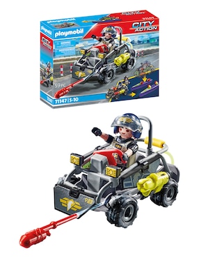 Playmobil Fuerzas Especiales - Quad Multiterreno-Secret Mission Swat