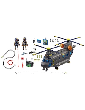 Playmobil Fuerzas Especiales Helicóptero Banana 71149