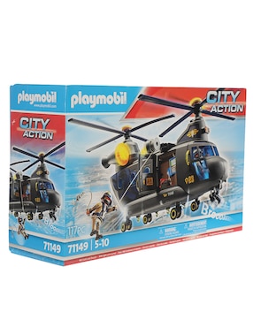 Playmobil Fuerzas Especiales Helicóptero Banana 71149